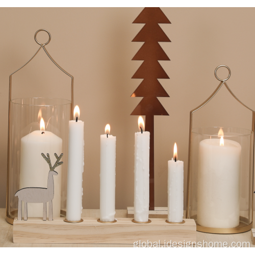 Christmas Decoration Wood Candle Holders Great for Home Manufactory